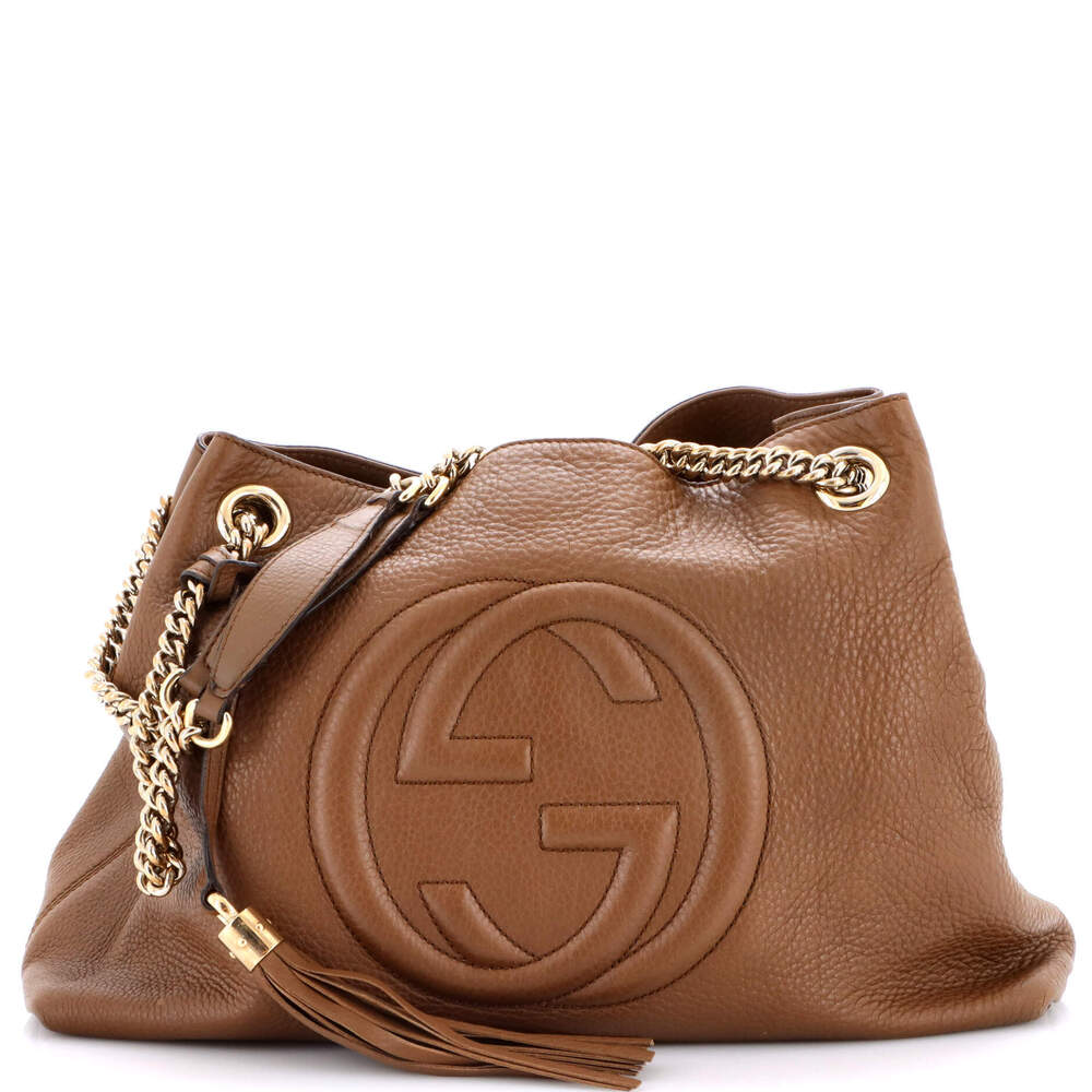 Gucci Medium Soho Chain Strap Shoulder Bag Leather